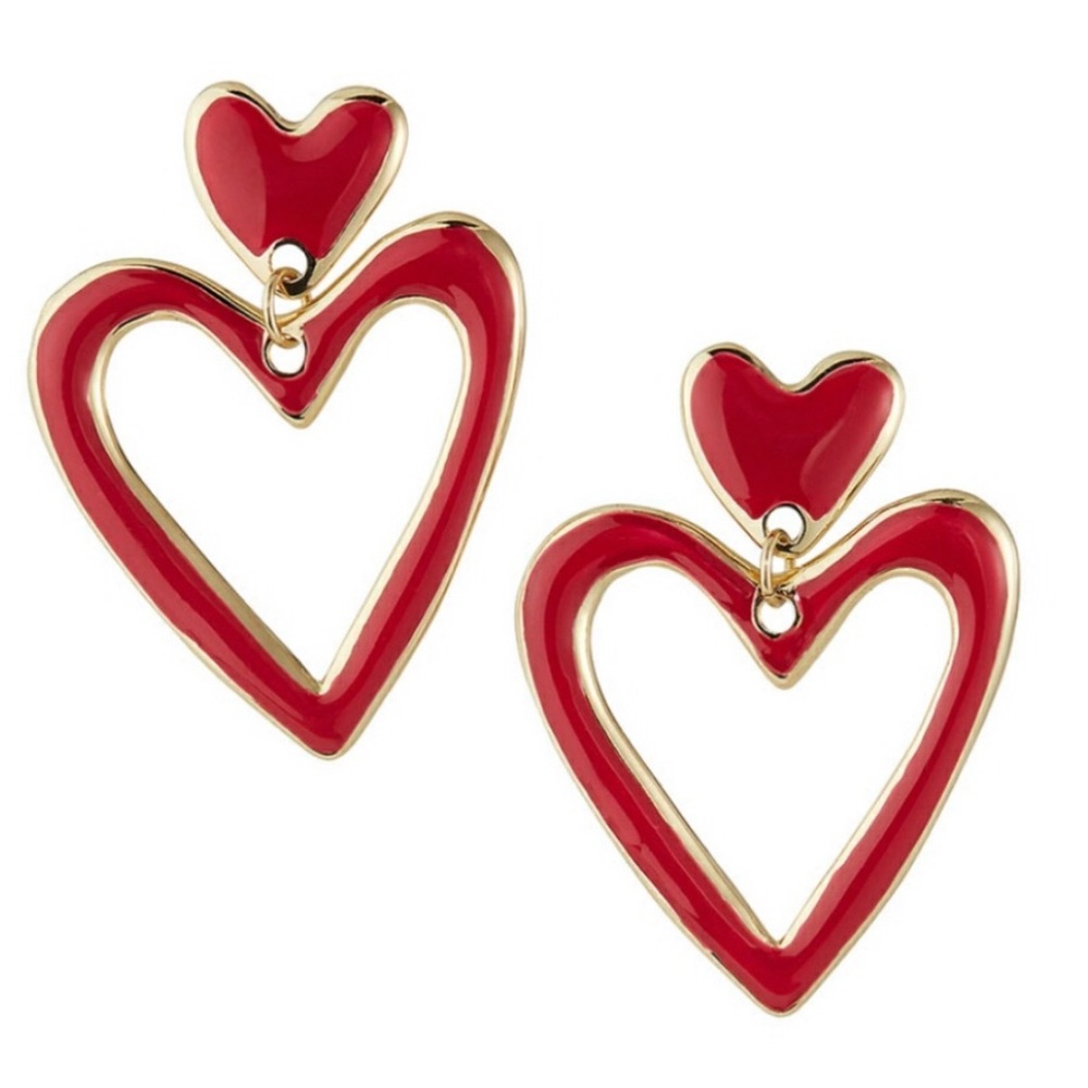 Neiman Marcus Heart Earrings
